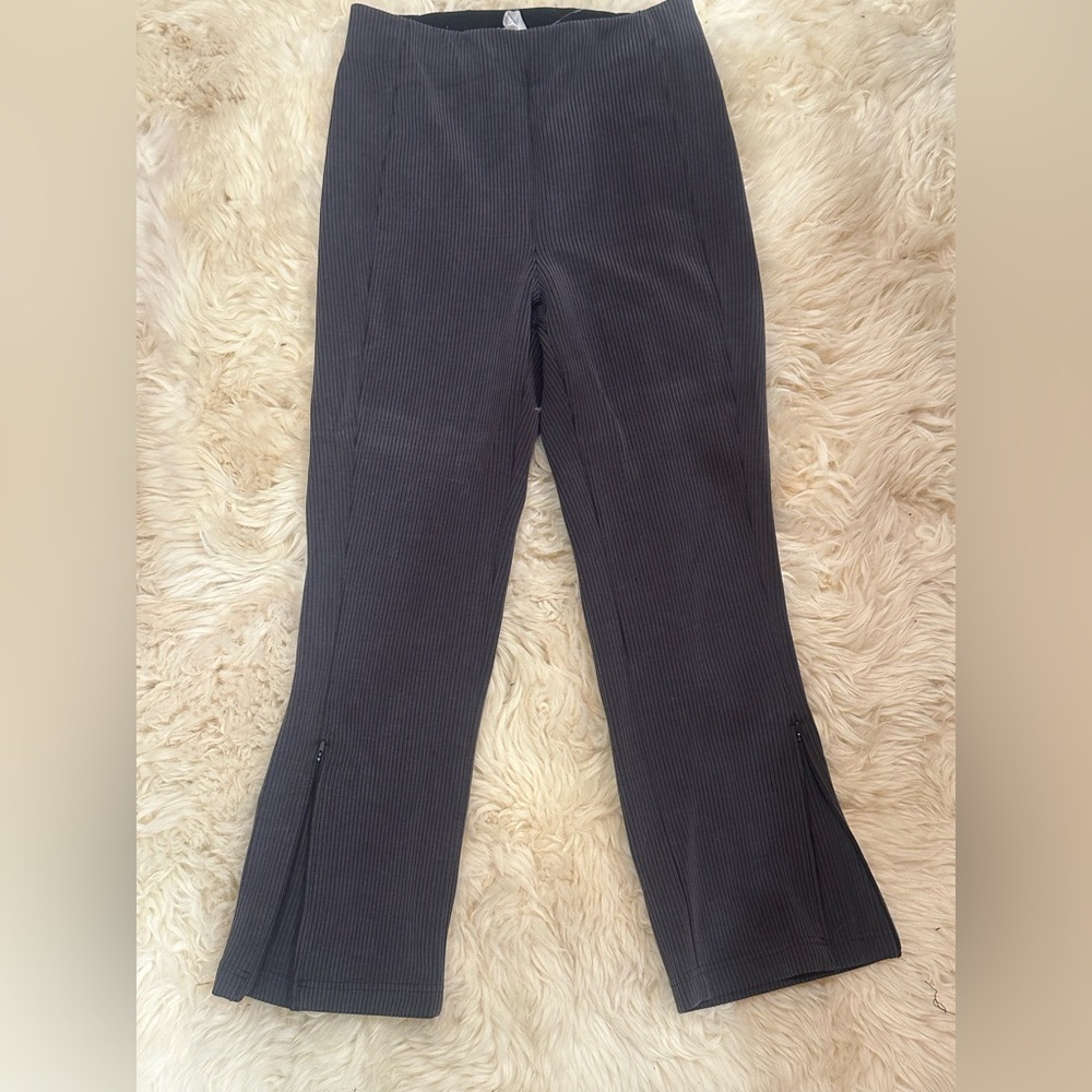 Lululemon Athletica Grey Pinstripe Pants